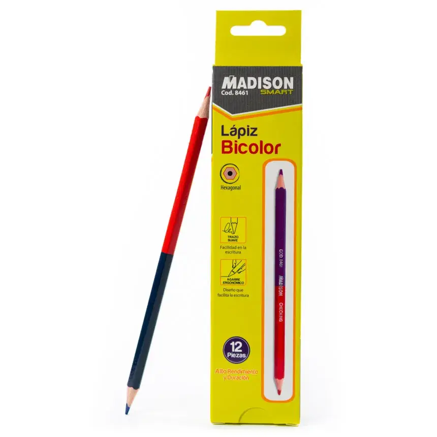 lapiz-bicolor-madison-hexagonal-de-12u-530.webp
