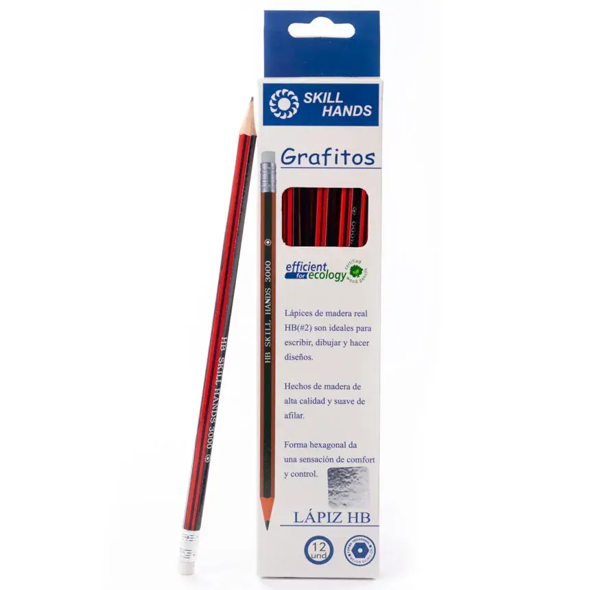 lapiz-negro-barnizado-rojo-con-rayas-negras-skill-hands-12pcs-173.webp