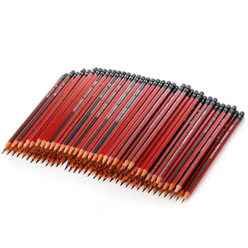 lapiz-negro-hexagonal-rayado-con-rojo-benma-144pcs-188.webp