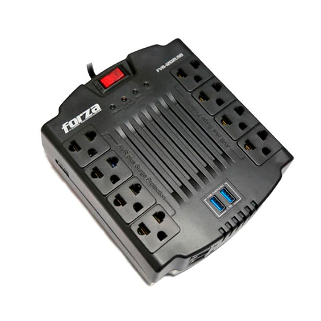 Estabilizador  FORZA  FVR-1202USB  1200VA