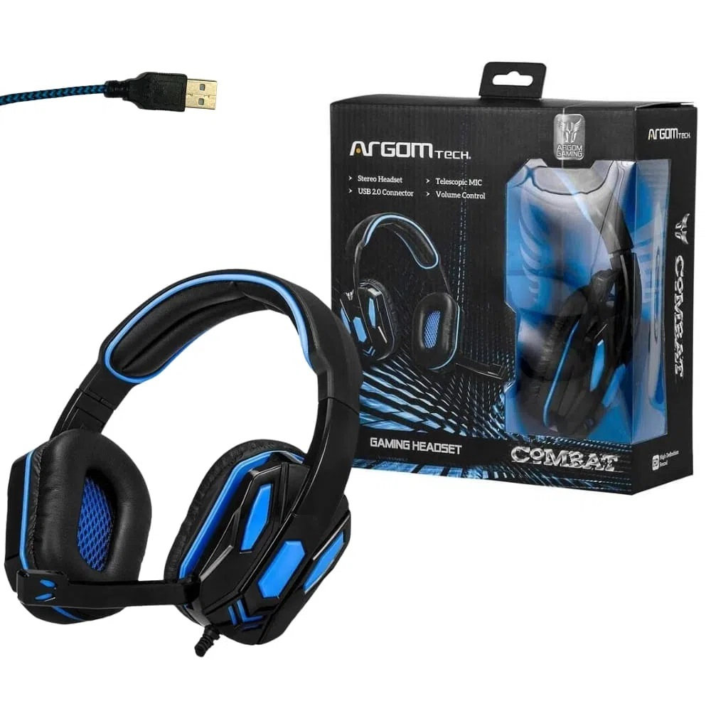 Audifonos COMBAT ARGOM GAMING H545