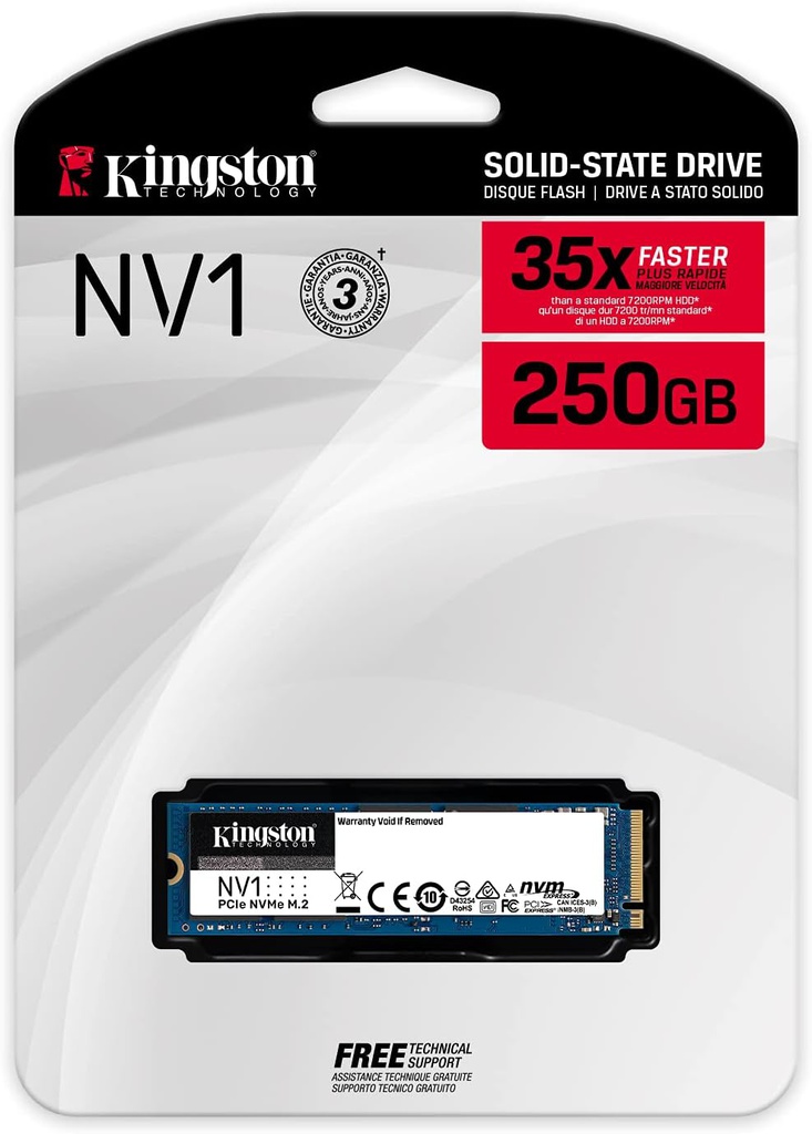 Memoria Kingston NV1 M.2 250 GB  SNVS