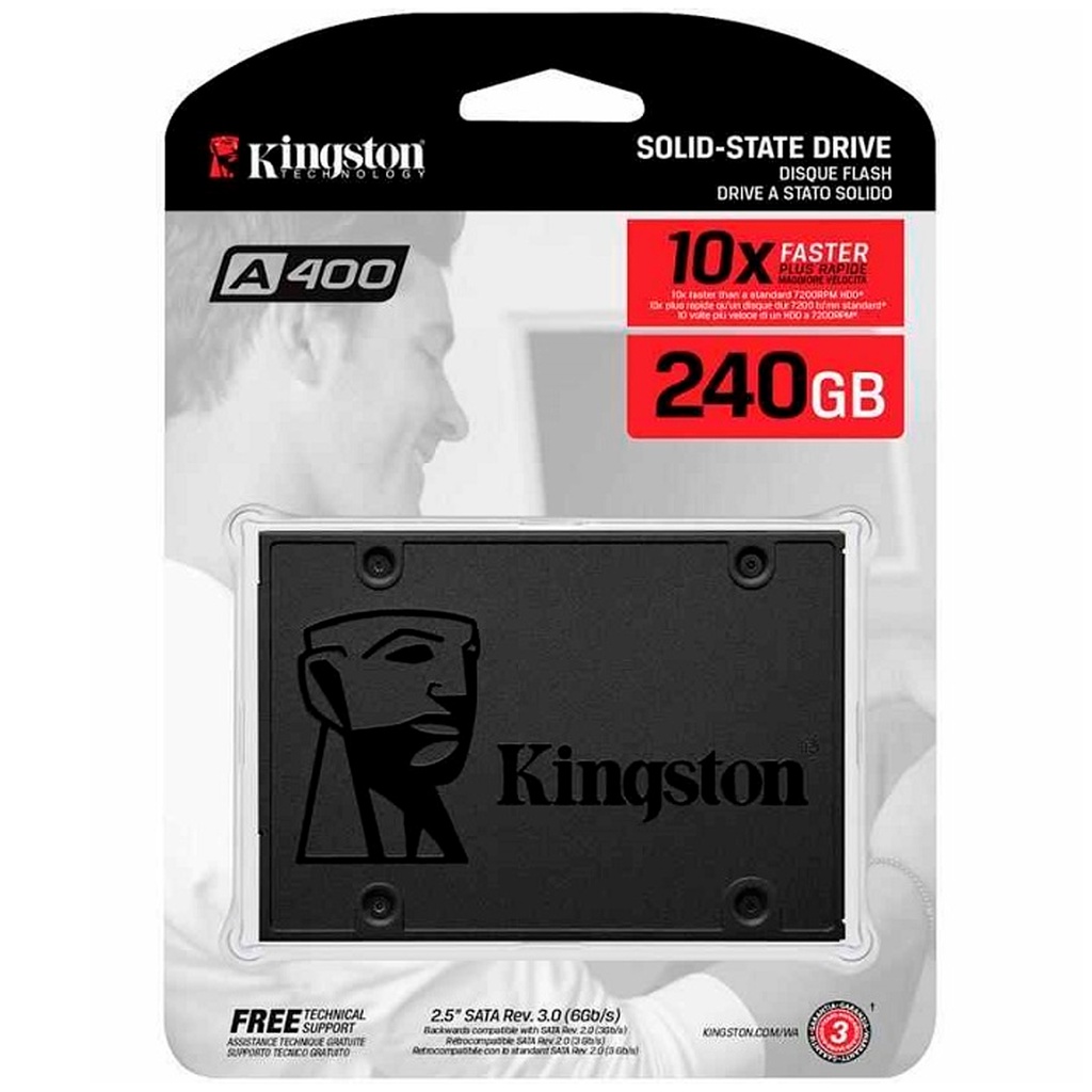 Memoria Kingston SSD  240 GB  SA400S37