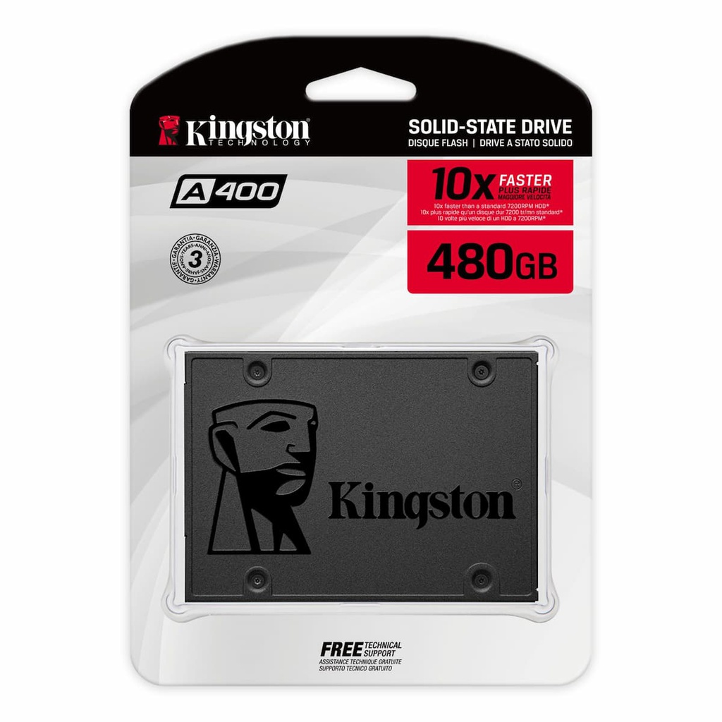 Memoria Kingston SSD  480 GB  SA400S37