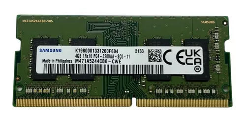 Memoria RAM Samsung (laptop) 4GB-PC4-3200