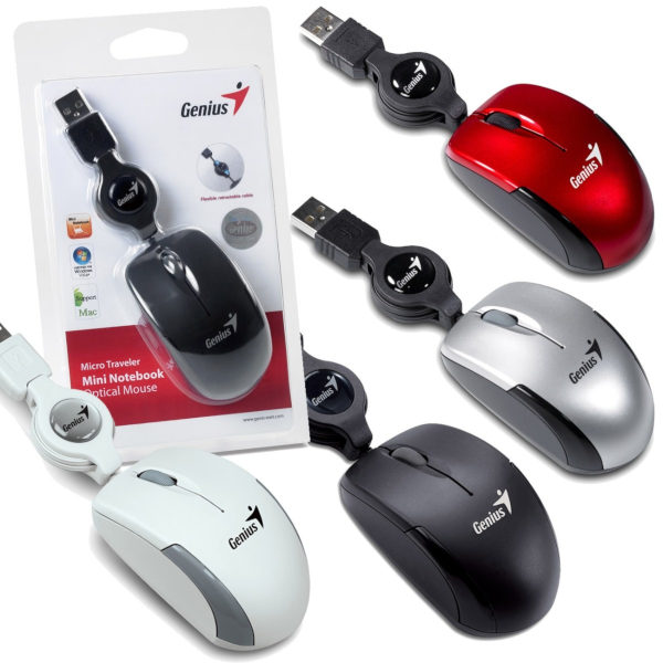 Mouse Genius Retractil mini Notebook