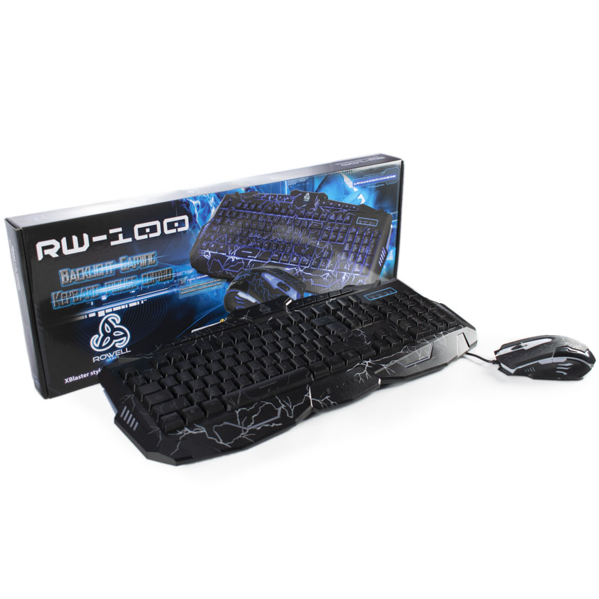 Teclado rowell gamer RW-100