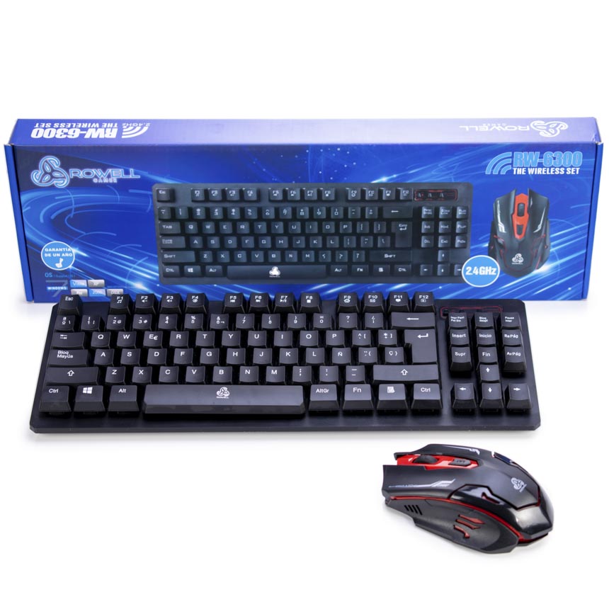 Teclado rowell gamer RW-6300