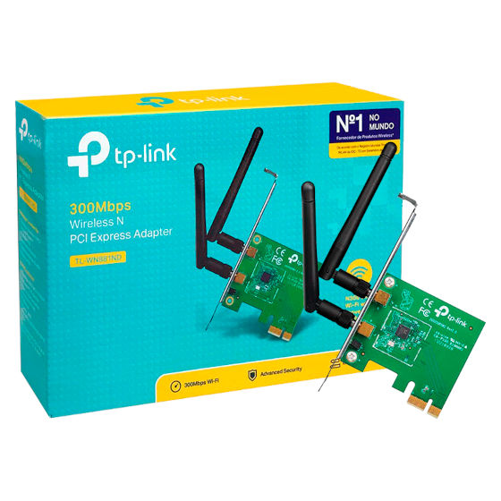 Wifi TPLINK(TARJETA PCI EXPRESS 2 ANTENAS) TL-WN881ND