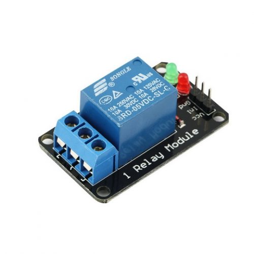 Modulo Relay De 1 Canal Voltaje :3.3v O 5v 0a/250vac, 10a/30vdc