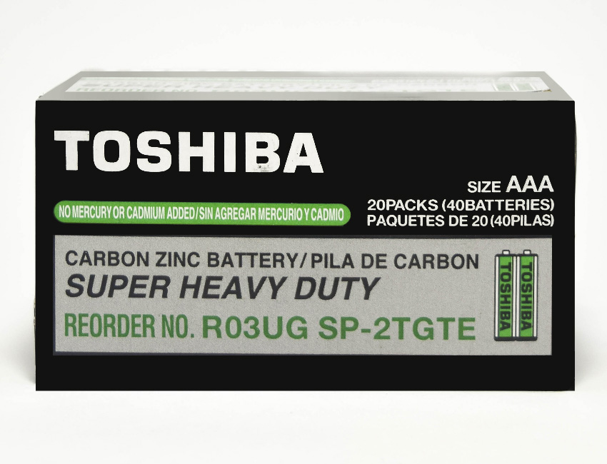 Pilas Toshiba AAA de 40u 1.5V