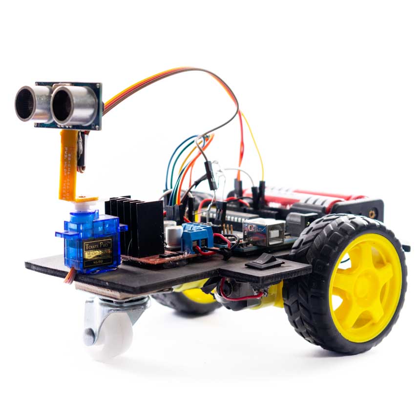 Robot Evasor de Obstaculos con Arduino