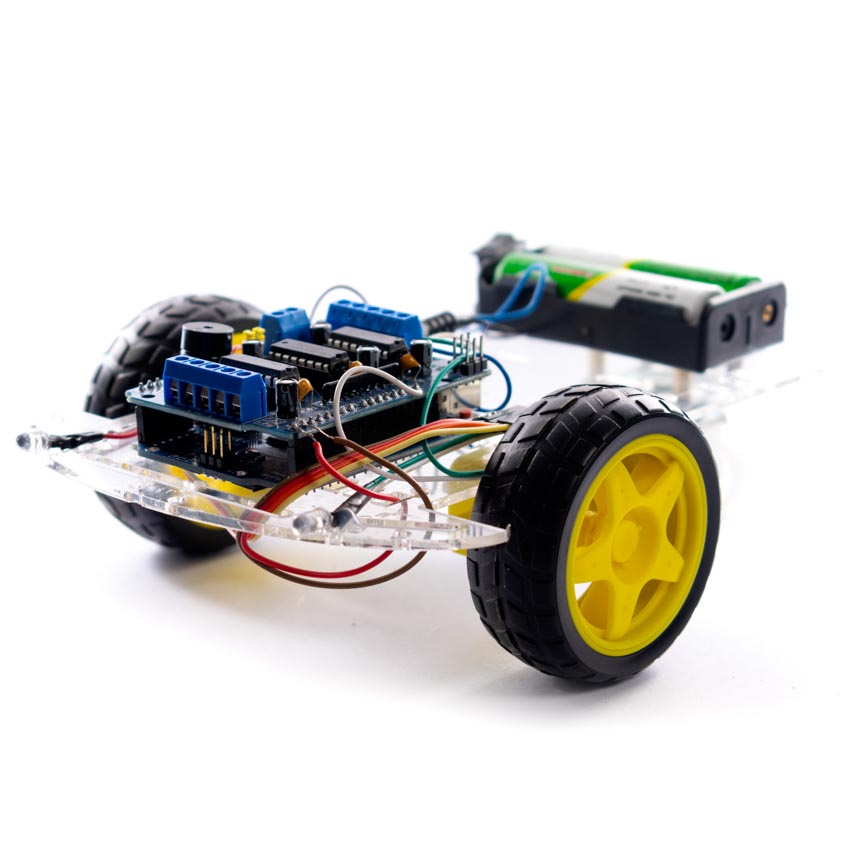 Robot de moviento a control remoto por Bluetooth y Arduino