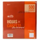 Hojas de carpeta Lider 500hjs