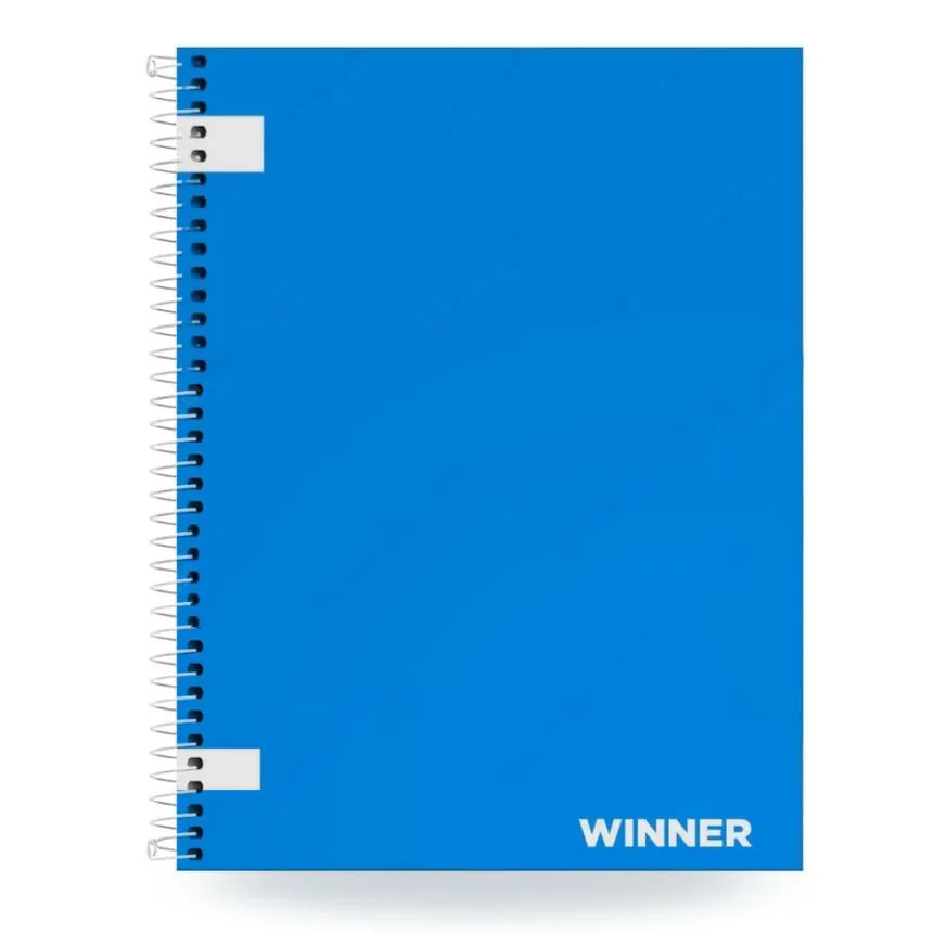 Cuaderno anillado Carta Blanco con Margen  Pleno Winner 100h 10u