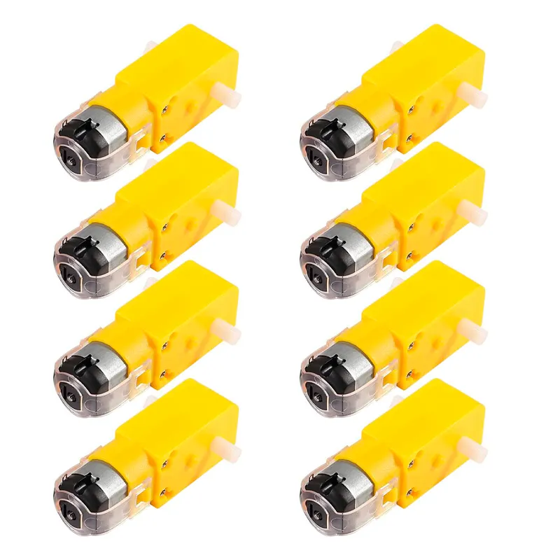 Motor Reductor Con Doble Eje Voltage :3v-6v Velocidad:50rpm