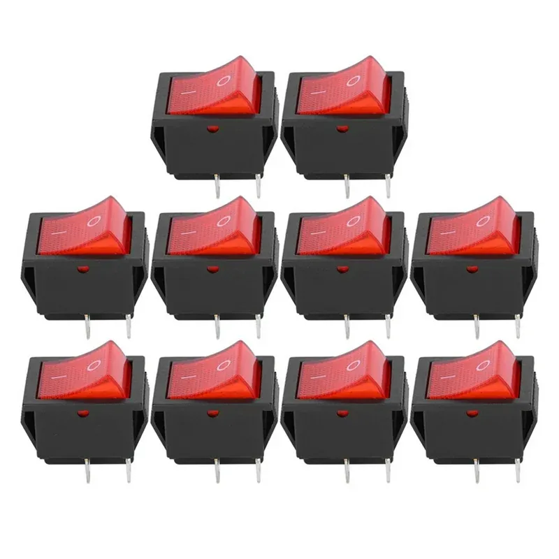 Interruptor Bicolor Grande Corriente Max 6A 250VAC 15x21mm