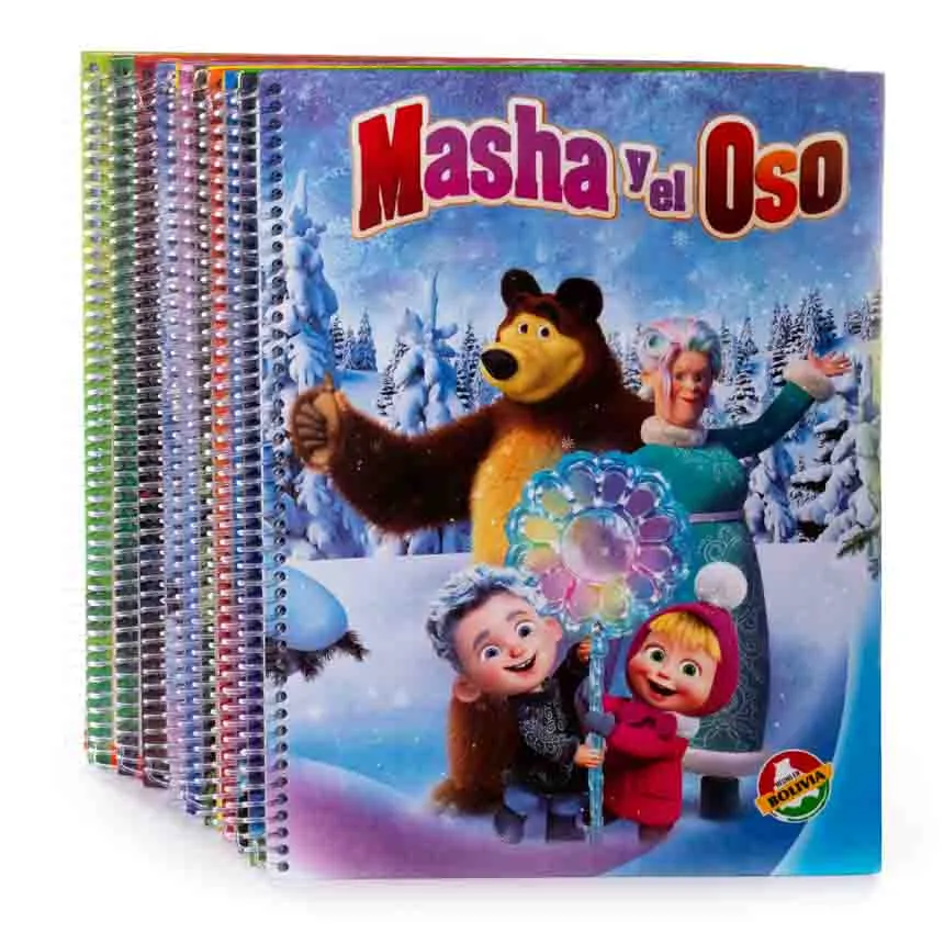 Cuaderno anillado espiral artesanal Carta 100h 10u