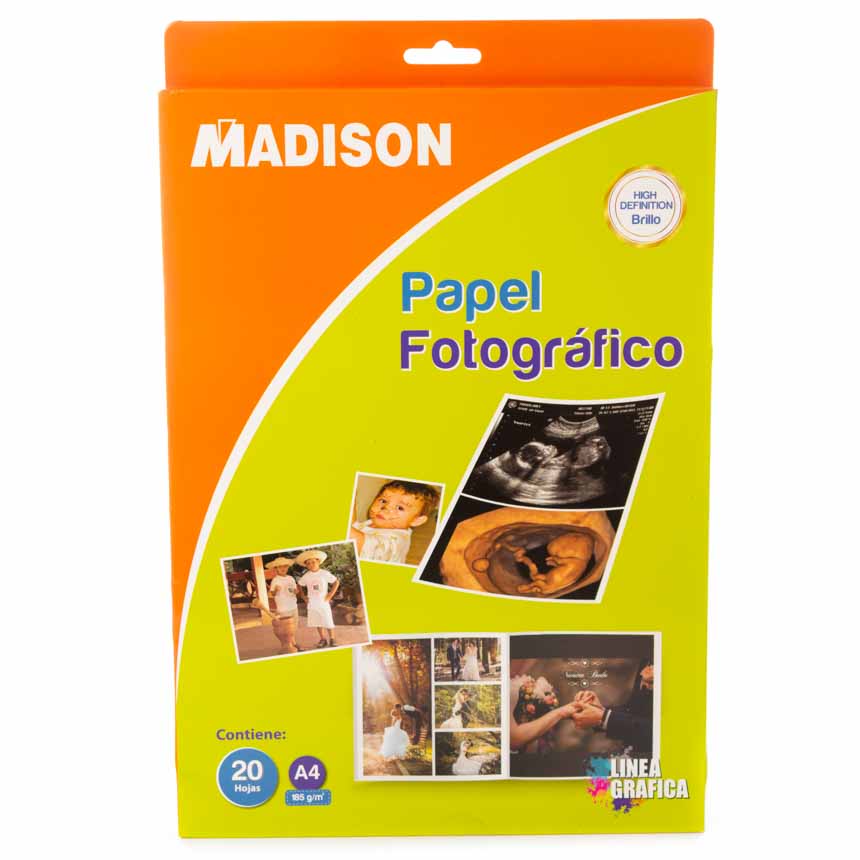 Papel especial Fotografico Madison A4 185g