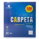 Hojas de carpeta Inmapel cuadro normal 500hjs