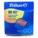Borrador de Caucho BR 40 bicolor Pelikan 40pcs