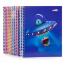Cuaderno anillado A/Plasticas carta Lider 100h 10u