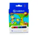 Color corto sabonis hex. 12 colores