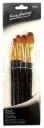 Paquete  de Pincel MANGO NEGRO 5PCS